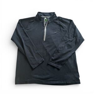 [Timberland] Black Quarter Zip Pullover